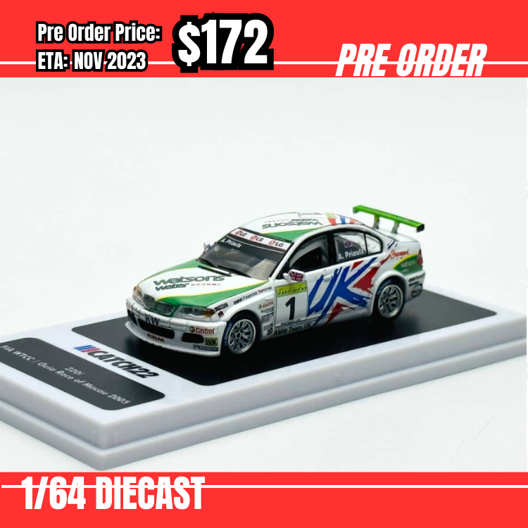 PO-$172 * Catch22 * 1:64 320i E46 Sedan Green Watsons #1 [29/07]