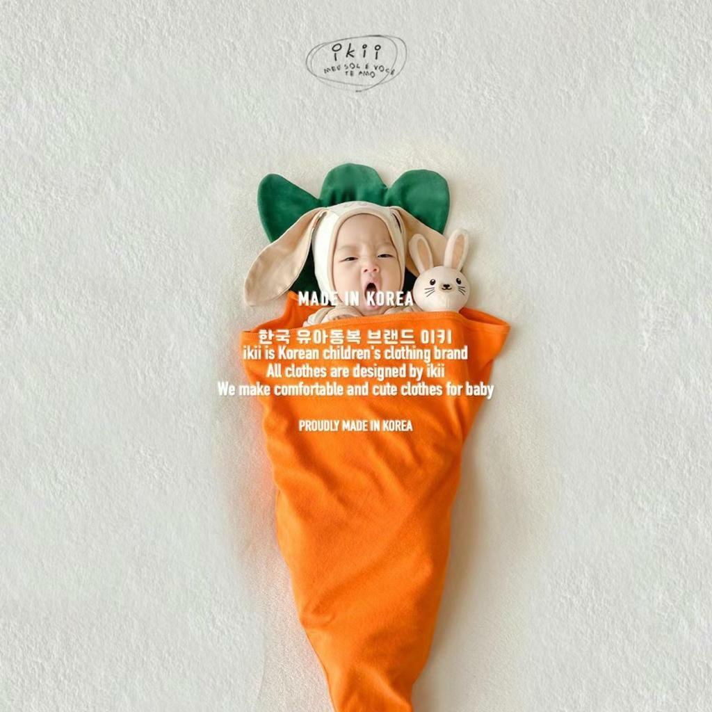 (現貨) ikii  紅蘿蔔毛巾/包巾