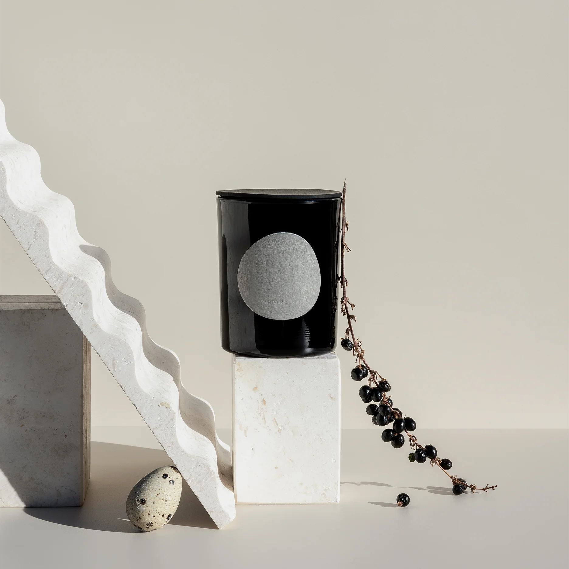 BLACK BLAZE 巖蘭草&無花果 Vetiver & Fig 香氛蠟燭