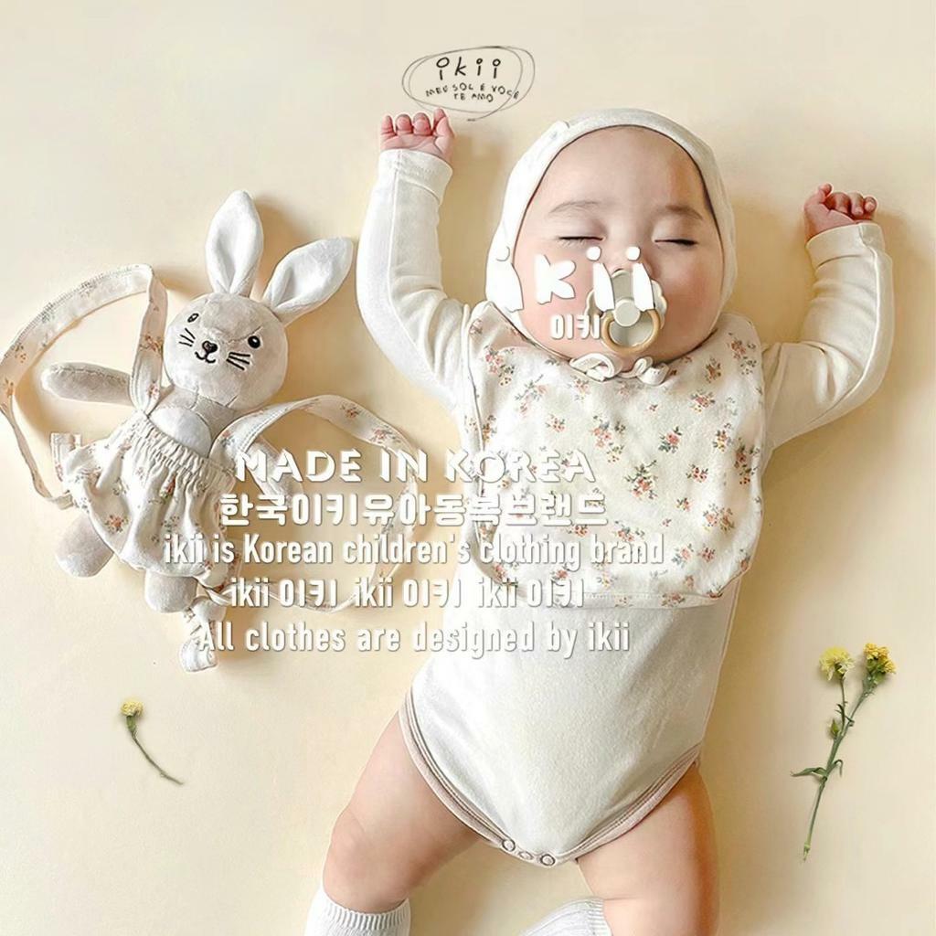 (現貨) ikii 口水肩+兔多安撫公仔+孭帶set