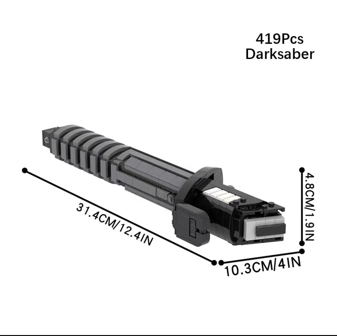 MOC Darksaber Star Wars Buildings Set Fit Lego NO BOX MOC2073