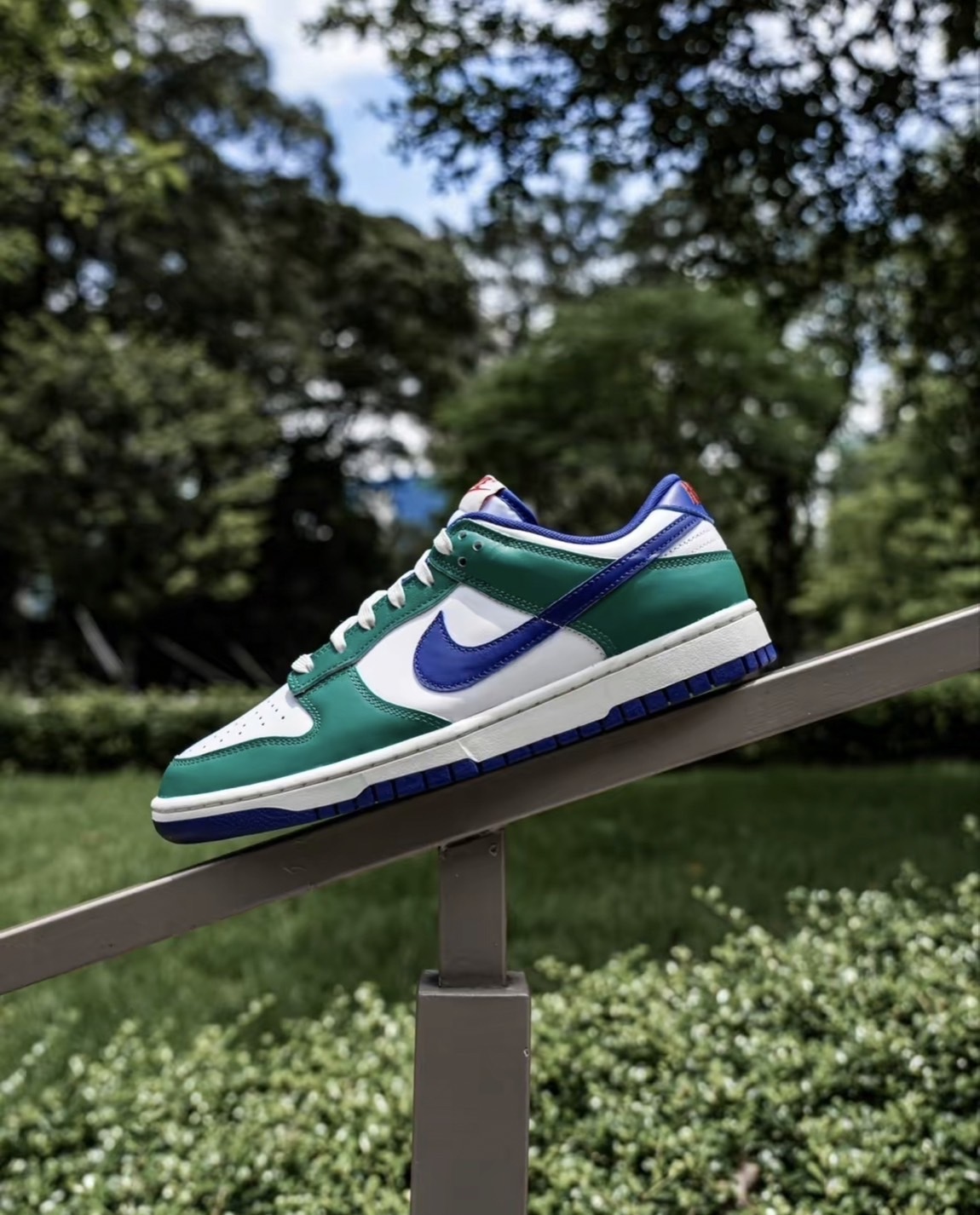 【APAIR】預購 Nike Dunk Low 男款 綠 午夜藍 白藍綠  FQ6849-141