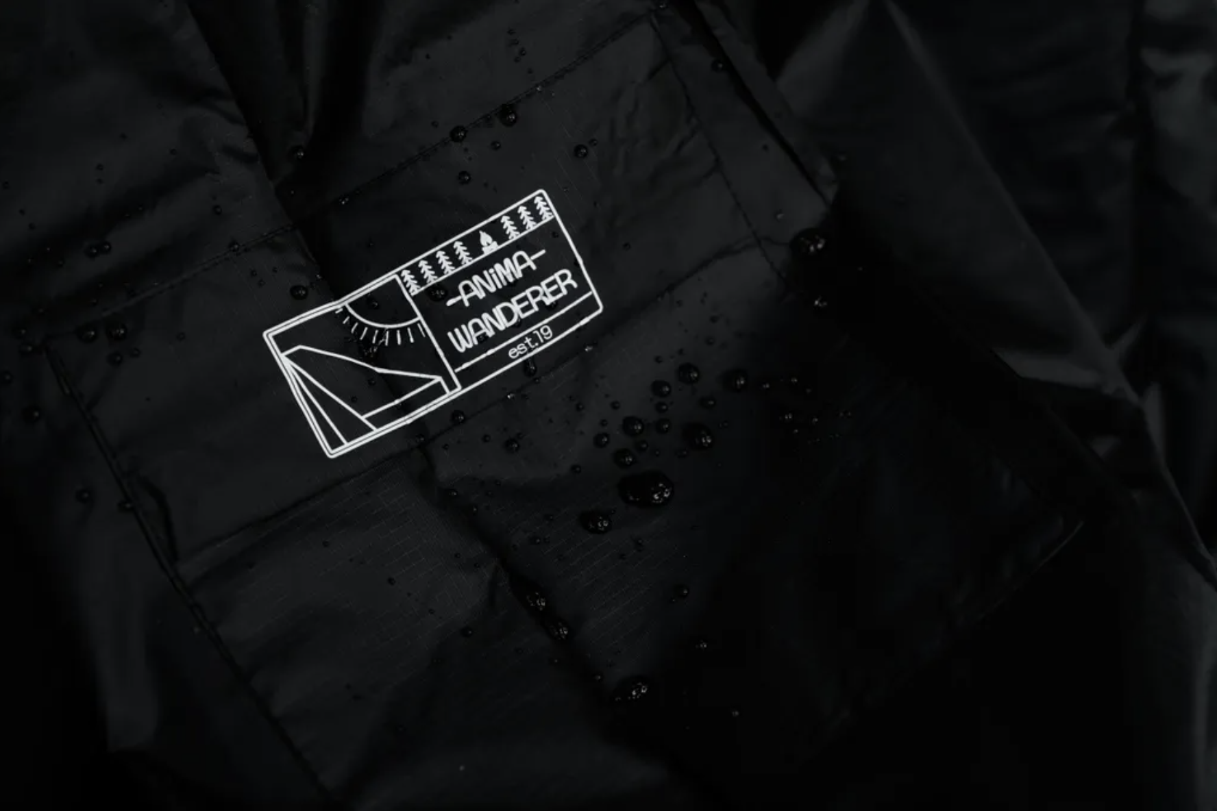 ANiMA WANDERER BLN-09 3in1 Outdoor Poncho- BLK 戶外雨衣