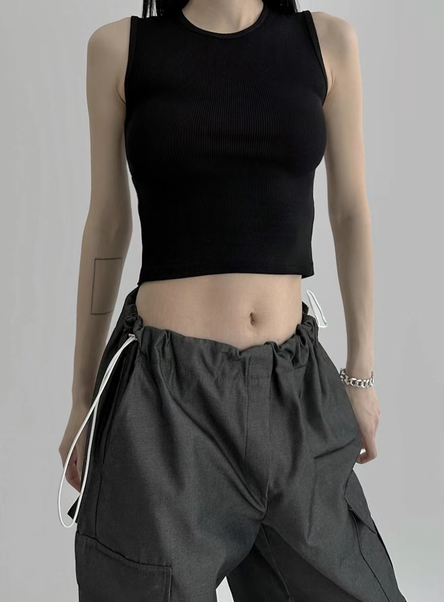 🇰🇷韓國 辣感 後綁帶 露肚 背心