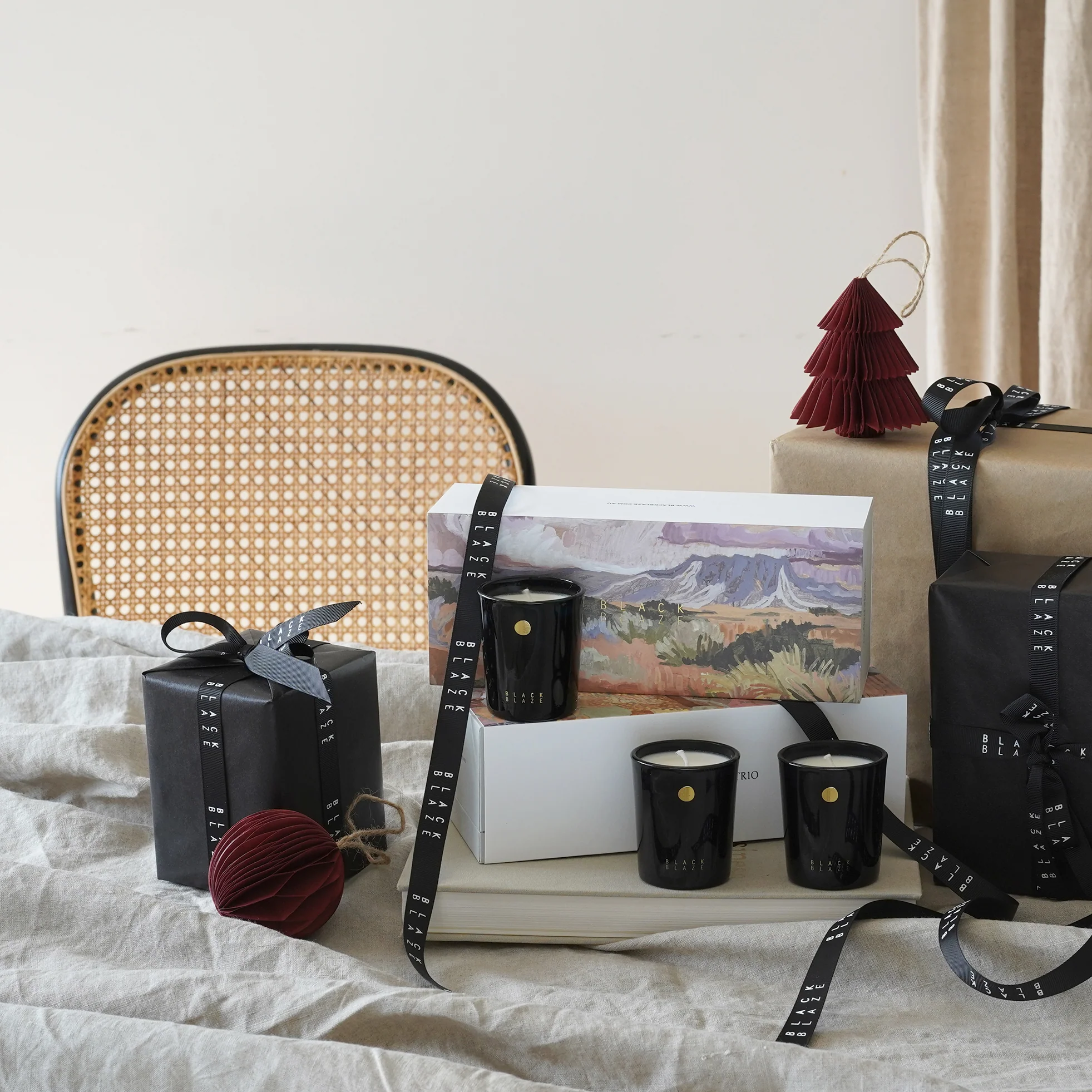 BLACK BLAZE Outdoor 三件組香氛蠟燭