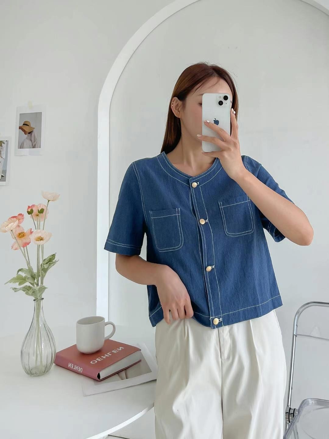 明線外套上衣兩穿(13325)