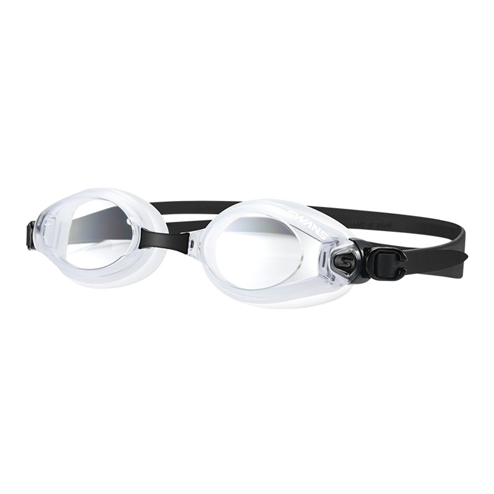 成人 SW-46N Fitness 泳鏡 - 黑/白