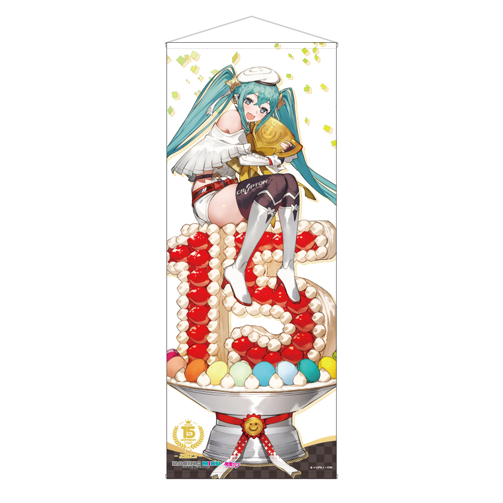 「ACG.GO」「預購」RACING MIKU 2023 15th Anniversary Ver. 等身大掛布