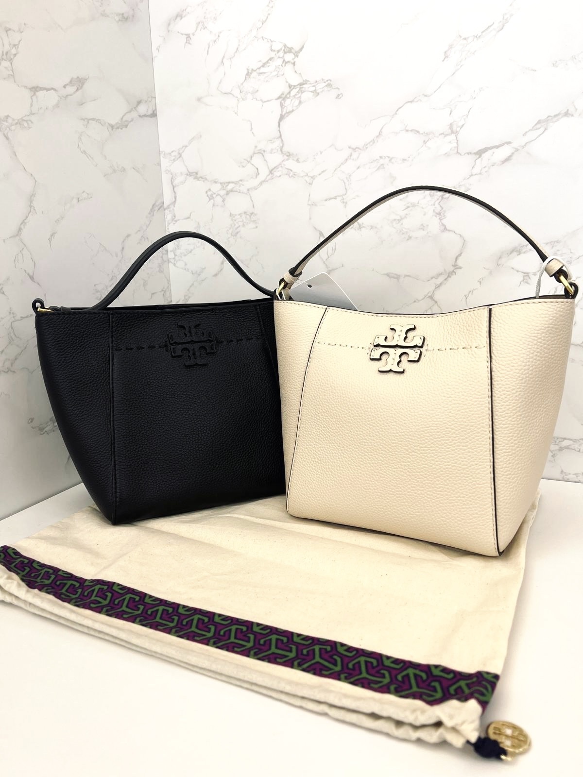 Tory Burch Small McGraw Bucket Bag