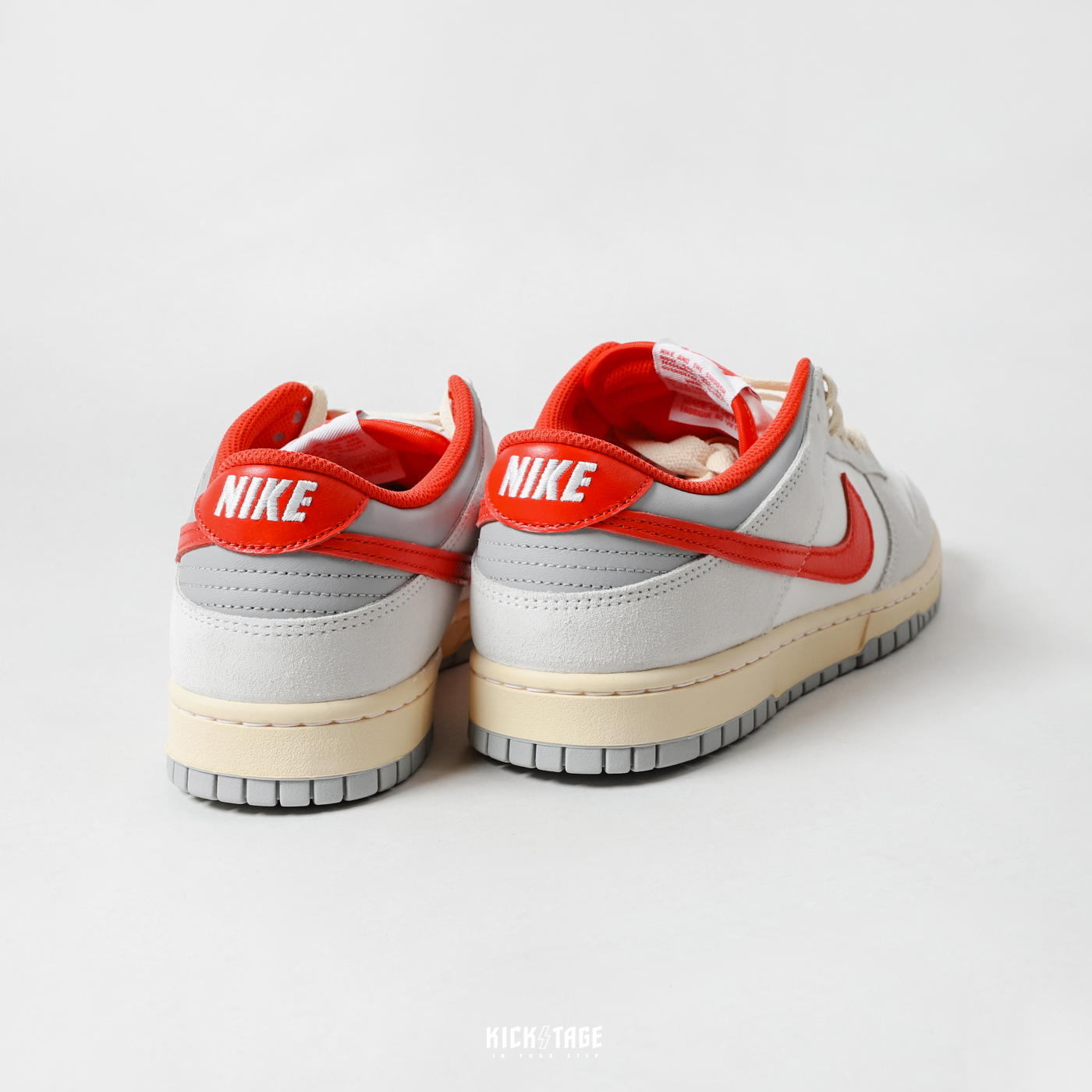 NIKE DUNK LOW 85 ATHLETIC VINTAGE 灰紅休閒鞋【FJ5429-133】