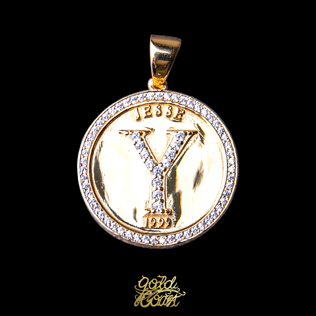 珠寶訂製個人身份硬幣墜飾