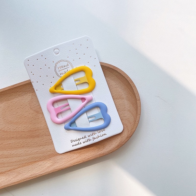 可愛糖果色髮夾