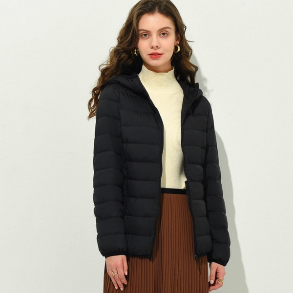 Hooded cropped feather suit