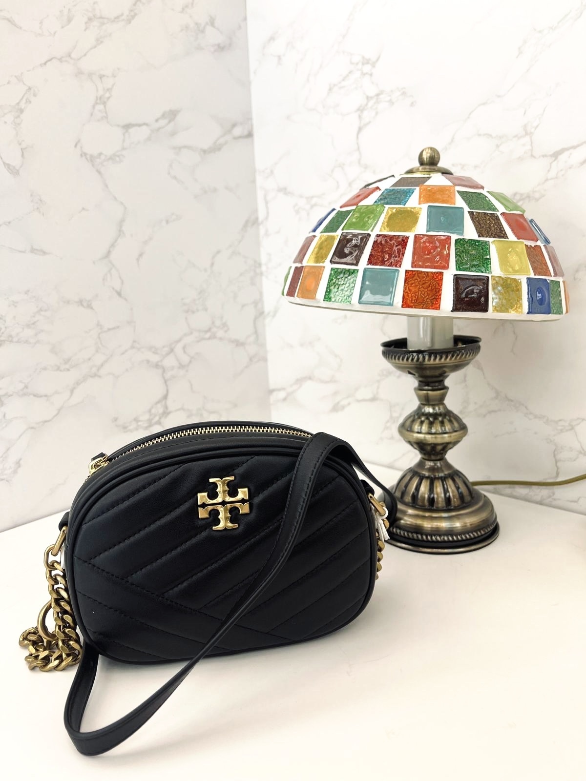 Tory Burch Kira Chervon Camera Bag