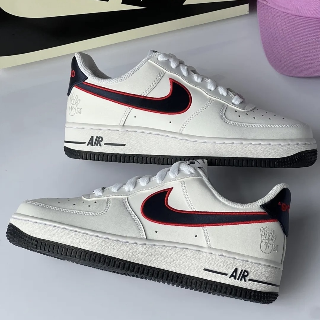 NIKE AIR FORCE 1 AF1 休斯頓彗星隊 彗星四連冠 紅 白 藍 女鞋 FJ0710-100 / 調貨