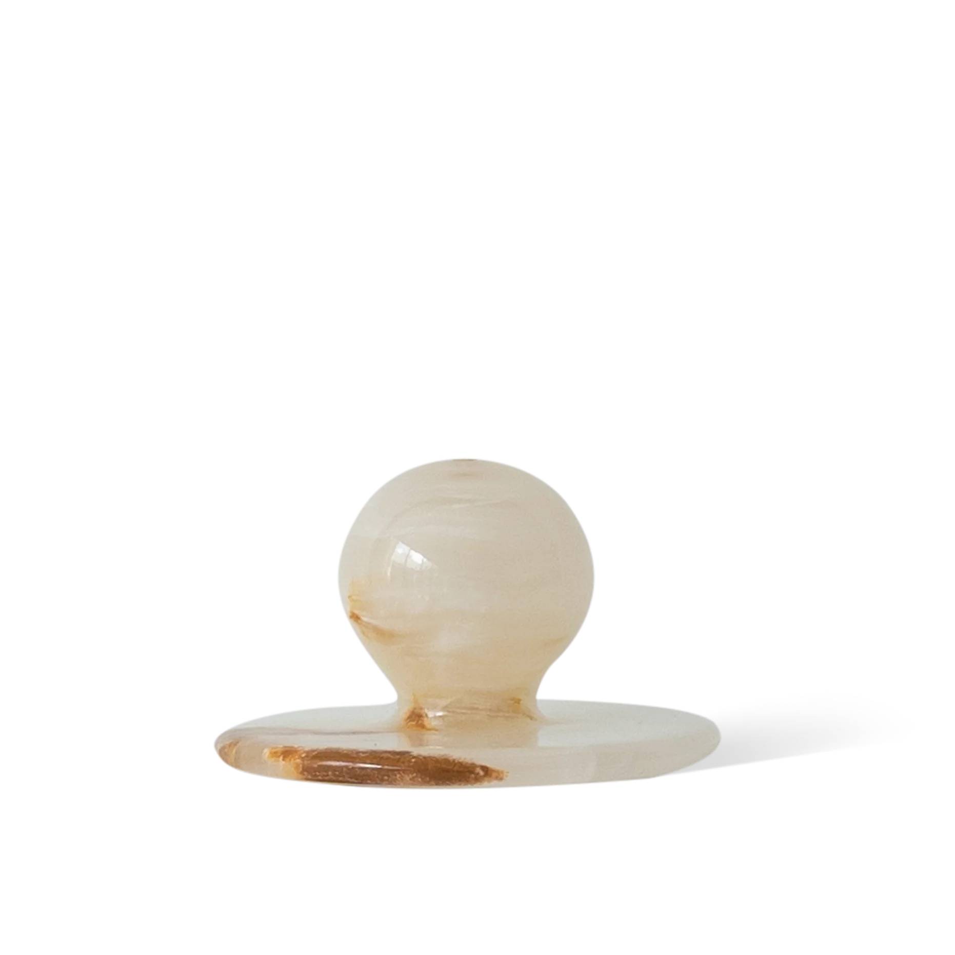 BLACK BLAZE Orb 白瑪瑙線香座