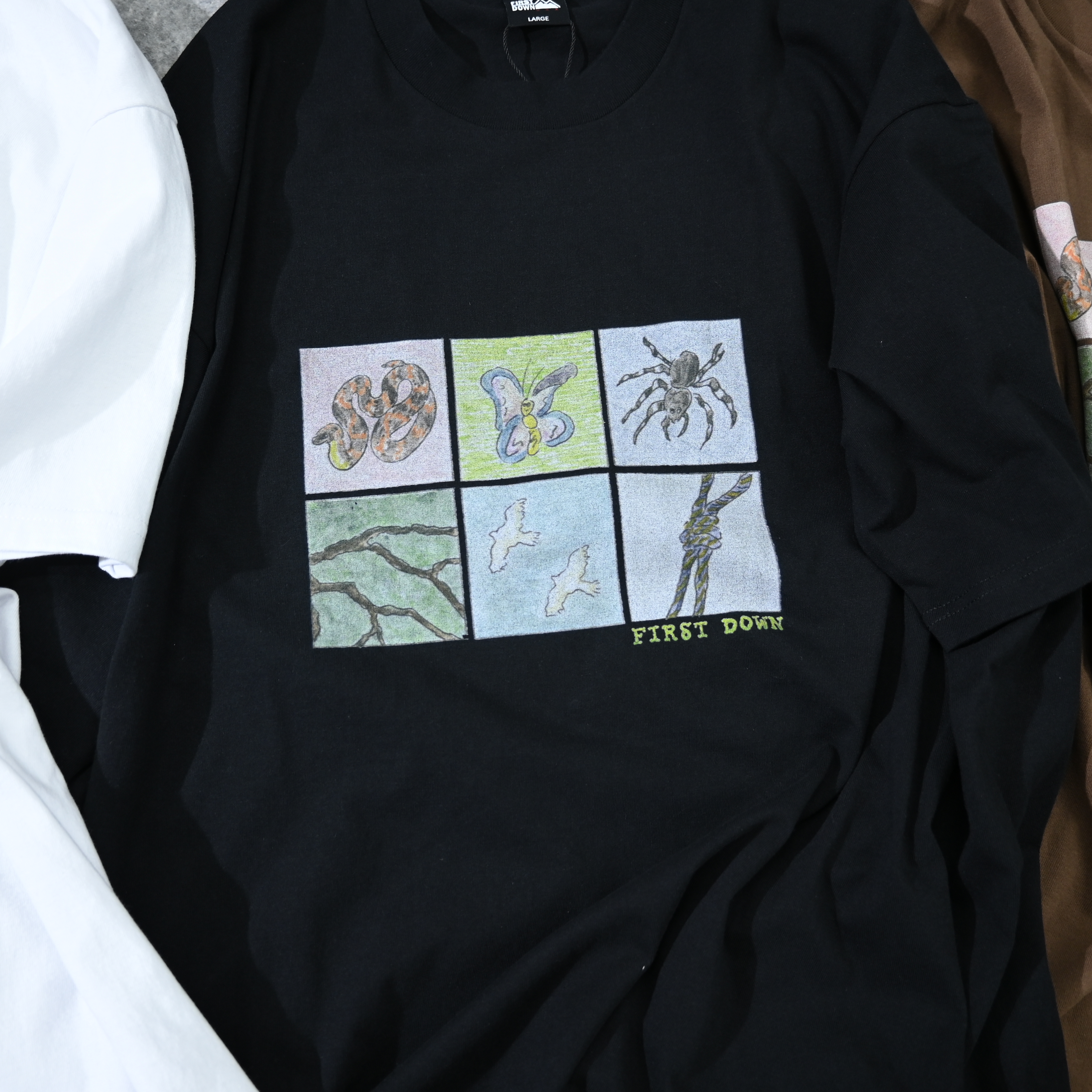 First Down USA Tee By Lee Qura