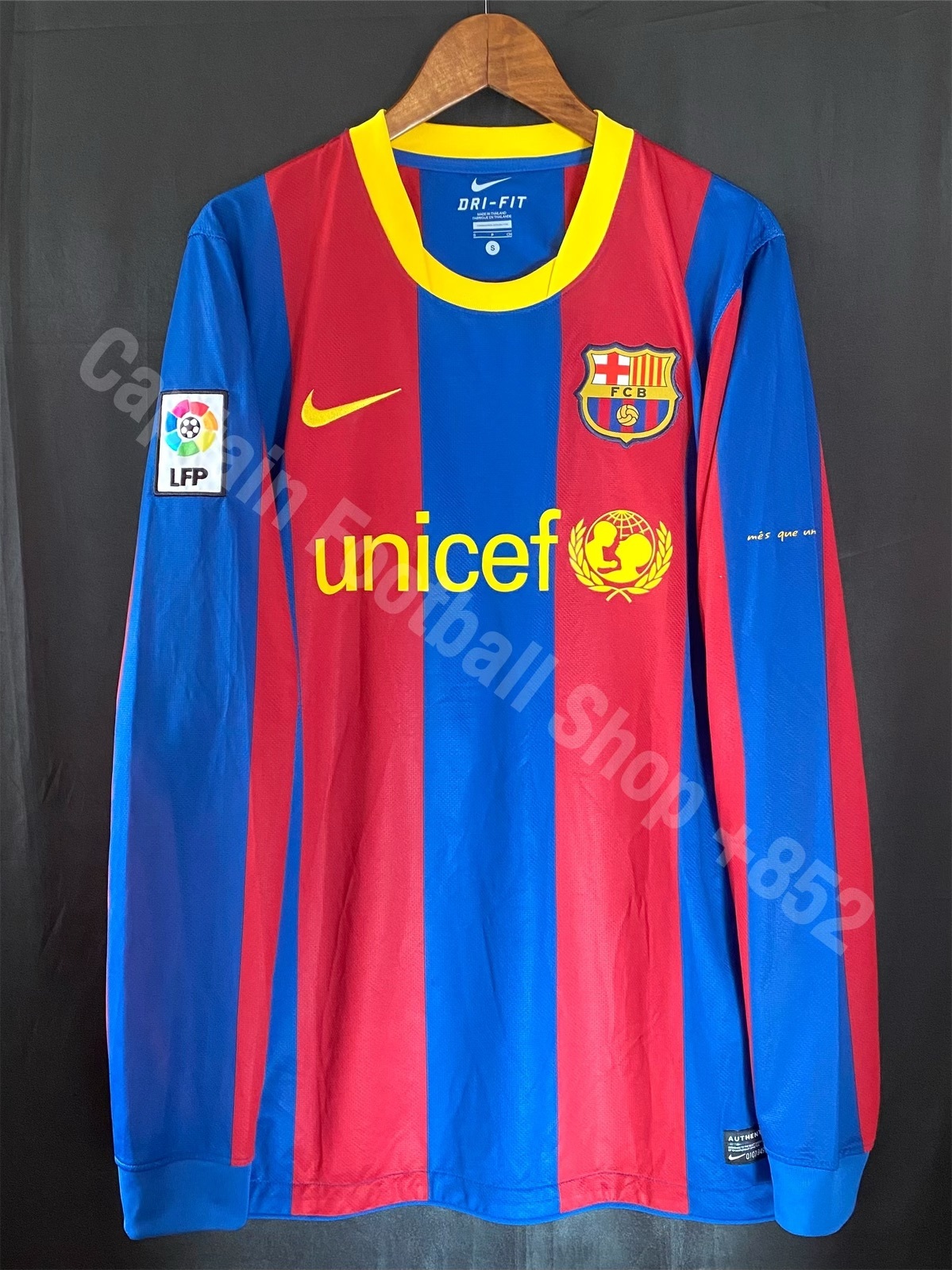 巴塞隆拿 2010-2011 Nike主場長袖球衣