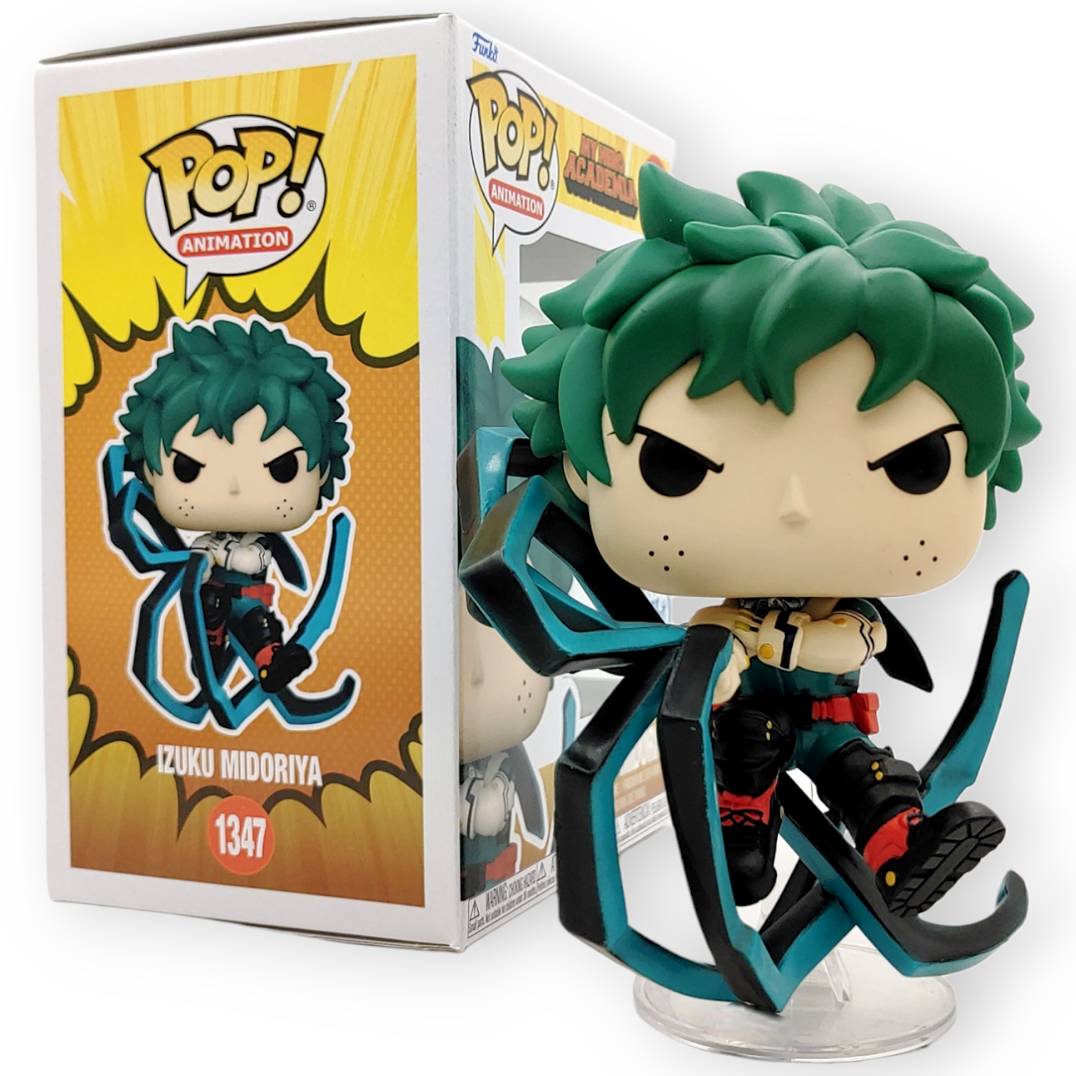 FUNKO POP<我的英雄學園>綠谷出久_黑鞭(夜光版)-No.1347