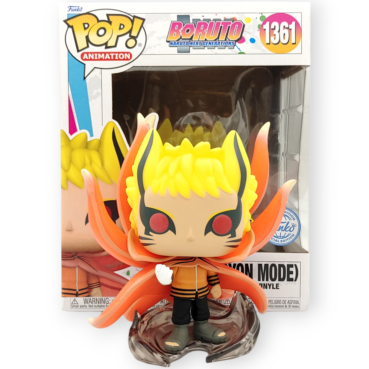 FUNKO POP <火影新世代> 6吋渦卷鳴門_重粒子模式(夜光版)-No.1361