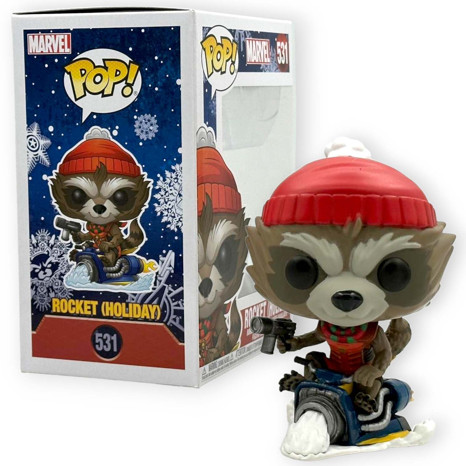 FUNKO POP<銀河守護隊>火箭浣熊(聖誕版)-NO.531