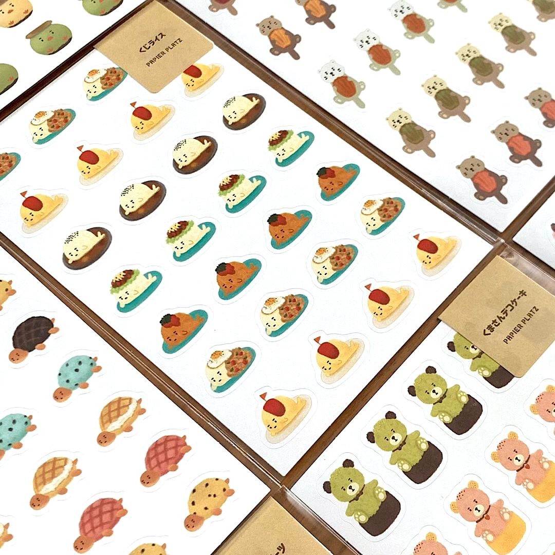 Papier Platz Sticker－Aoyoshi Food x Animal Series Vol. 2 (Japanese Stationery Brand)