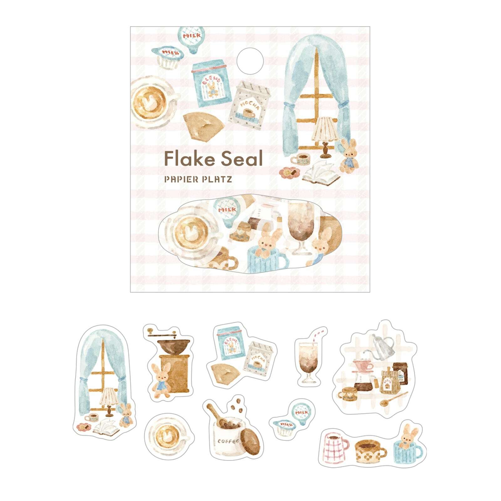 Papier Platz Sticker Pack－Waka Series (Japanese Stationery Brand)
