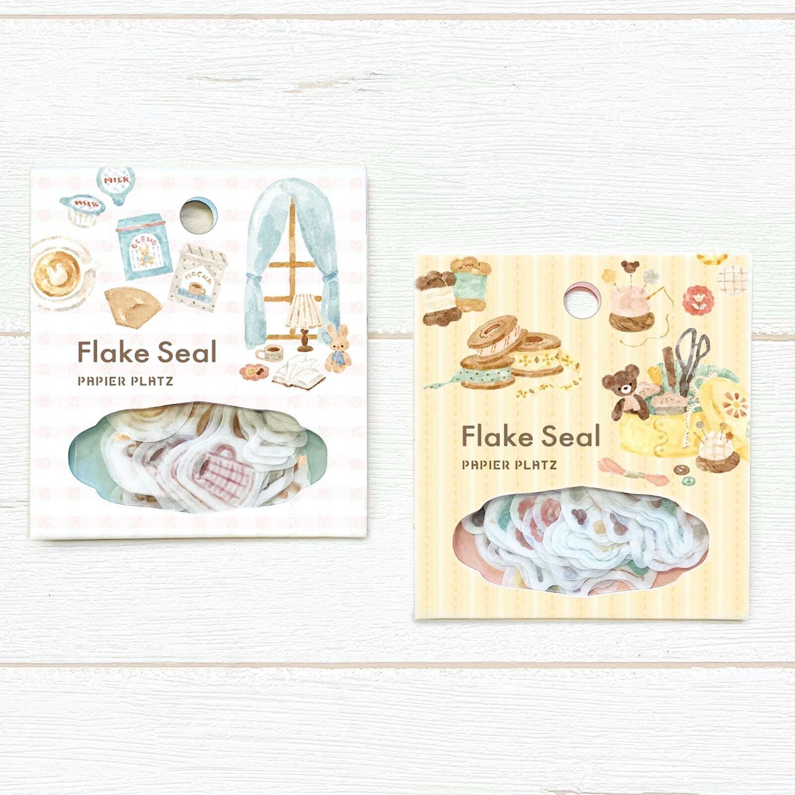 Papier Platz Sticker Pack－Waka Series (Japanese Stationery Brand)