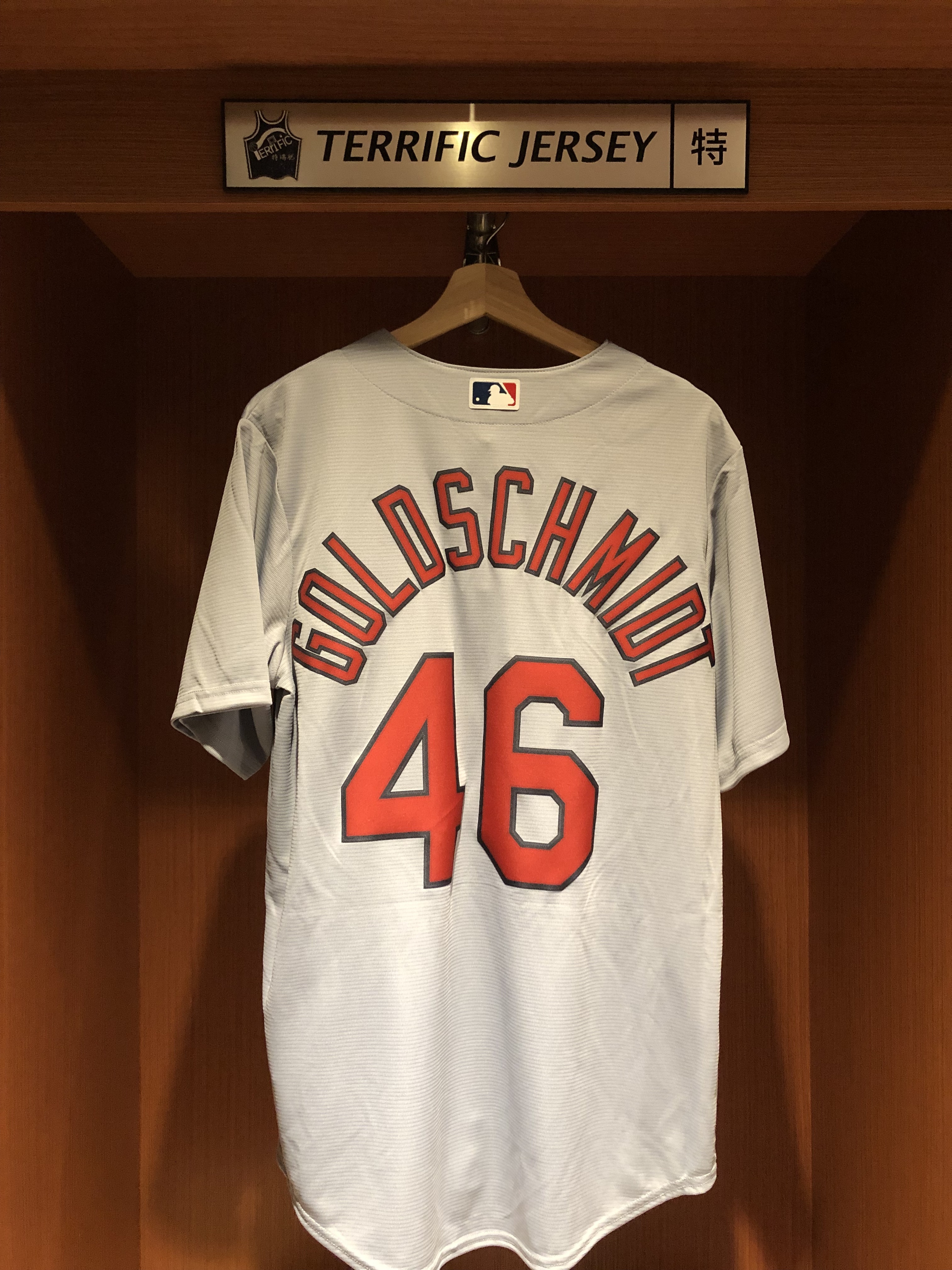 MLB球衣 Paul Goldschmidt 聖路易紅雀灰 Nike Replica Player Name Jersey 球迷版 熱轉印 全新