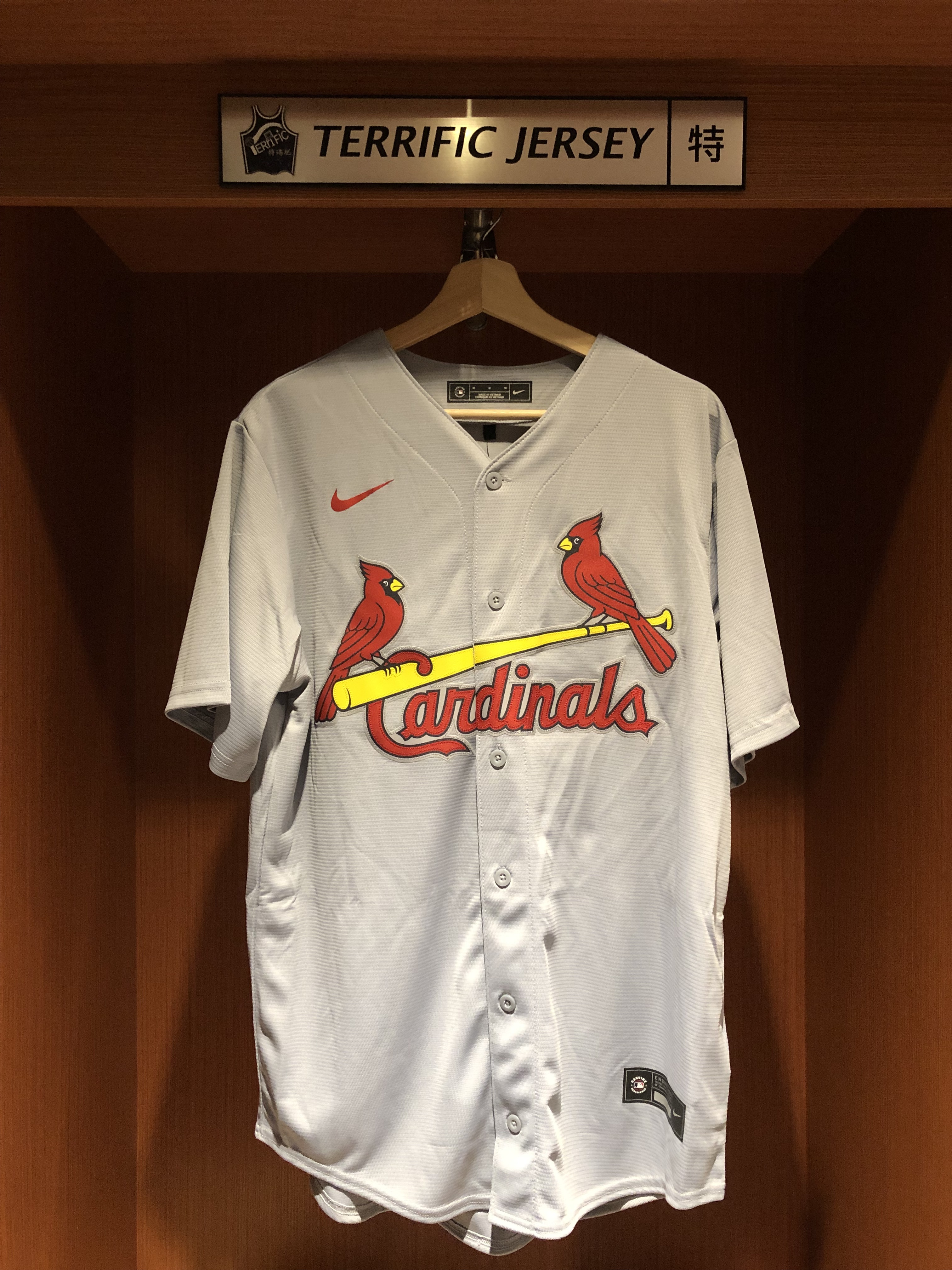 MLB球衣 Paul Goldschmidt 聖路易紅雀灰 Nike Replica Player Name Jersey 球迷版 熱轉印 全新