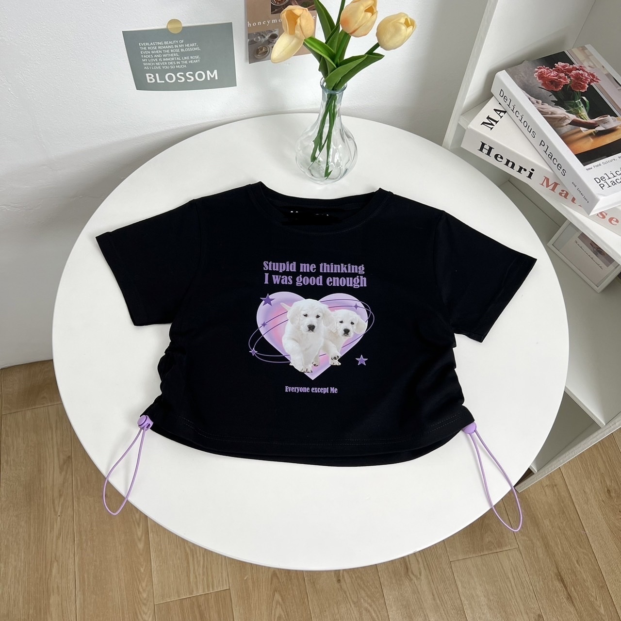 (現貨) THAILAND STUPID ME SLING CROP TEE