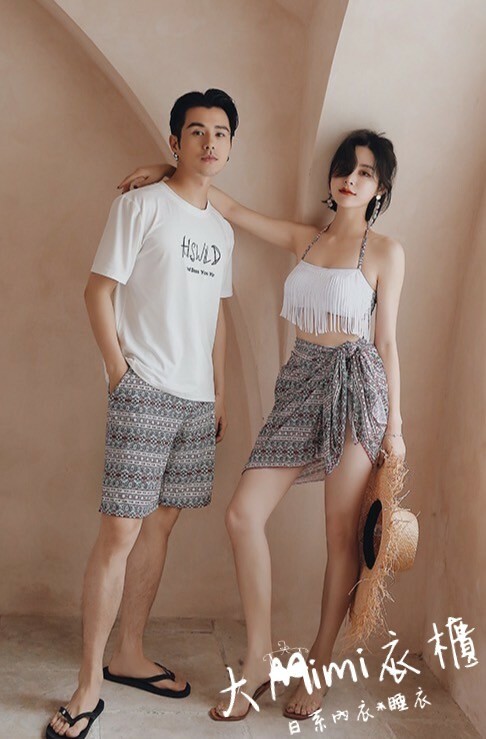 波西米亞風泳衣(三件組)