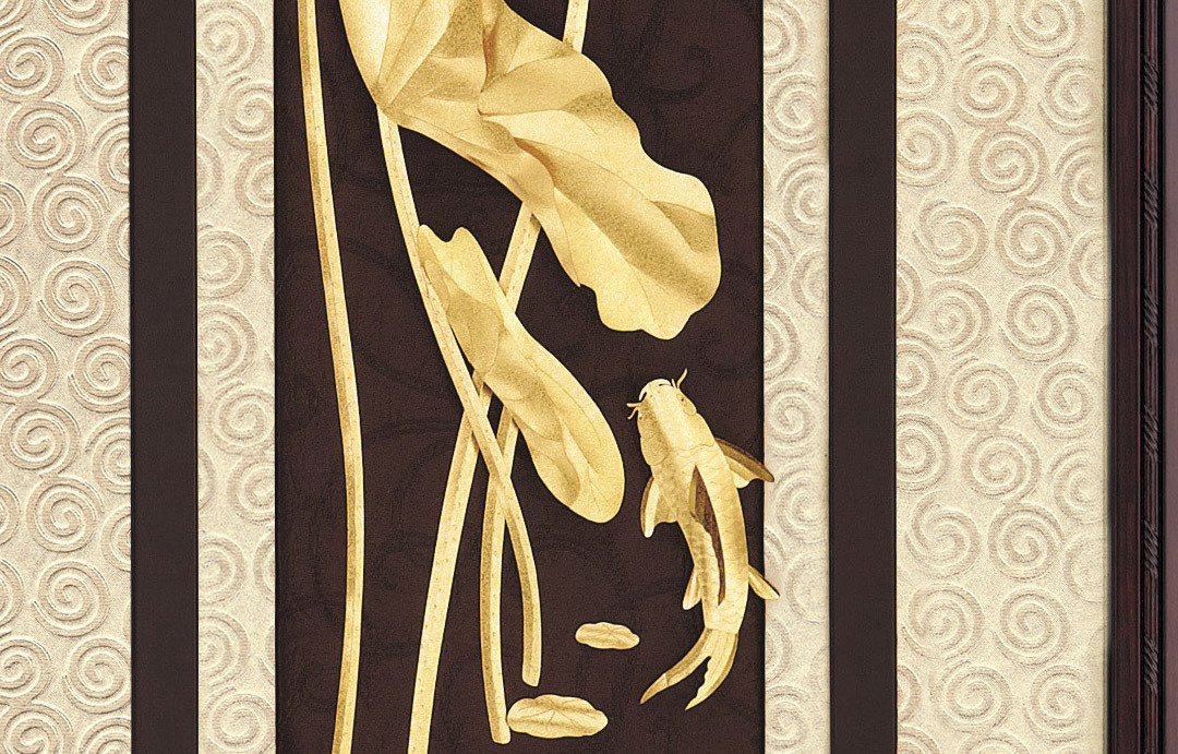 金箔畫｜高昇系列 連年有餘｜開市開業喬遷首選 吉祥富貴祝福