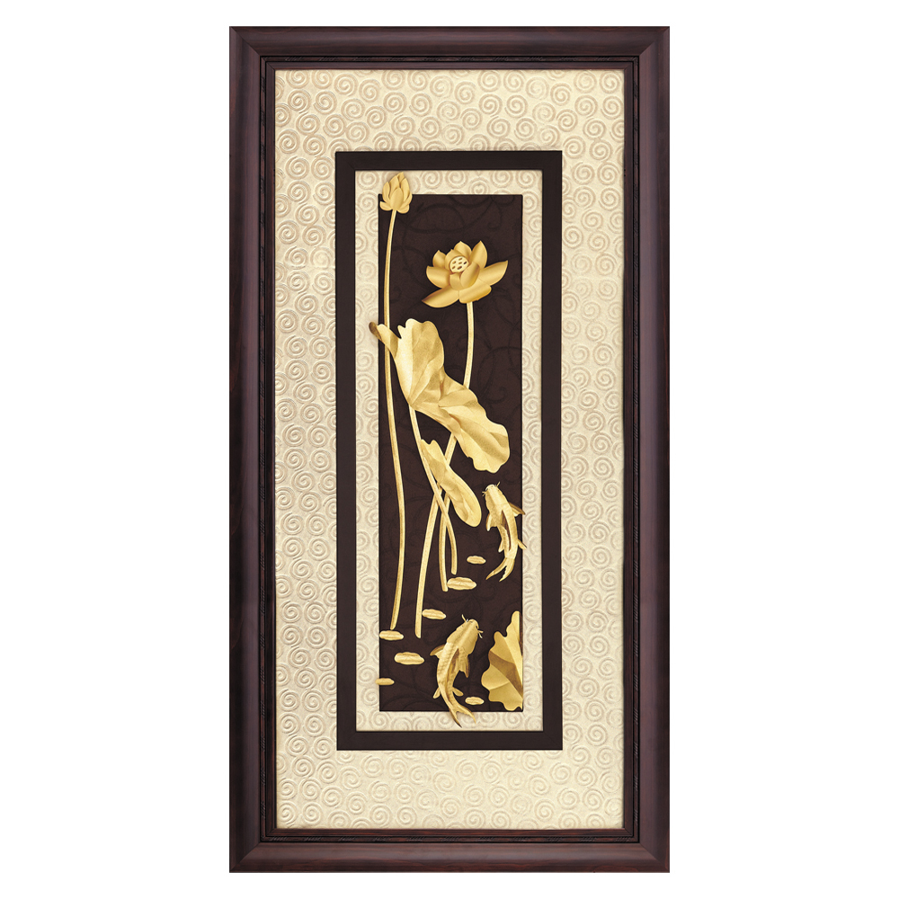 金箔畫｜高昇系列 連年有餘｜開市開業喬遷首選 吉祥富貴祝福