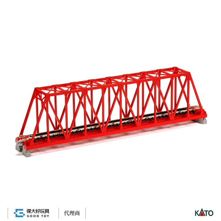 KATO 20-430 單線桁架鐵橋 S248T 248mm (紅)