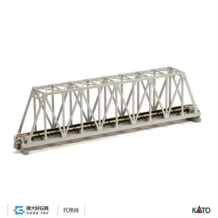 KATO 20-432 單線桁架鐵橋 S248T 248mm (灰)