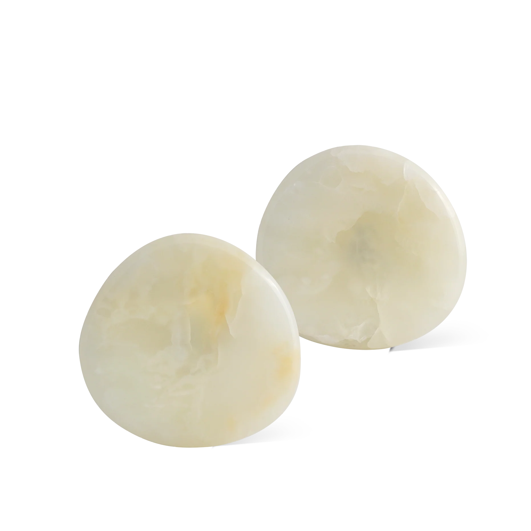 BLACK BLAZE 石杯墊兩件組 白瑪瑙