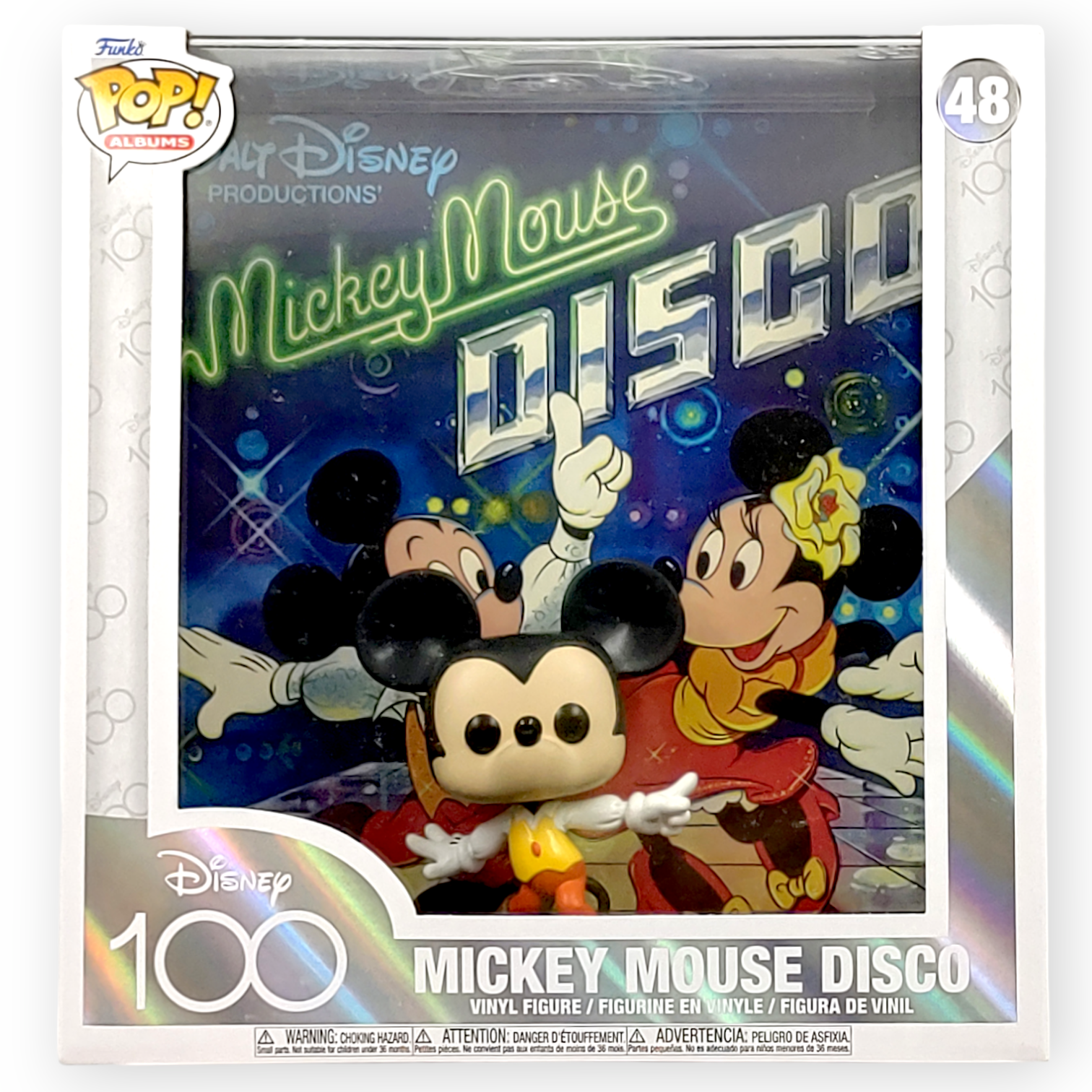 FUNKO POP<迪士尼100週年>米奇DISCO(漫畫陳列盒)-No.48