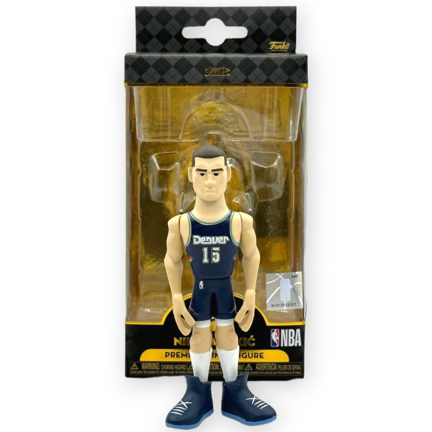 FUNKO POP<NBA Gold Legend>5吋丹佛金塊尼古拉·尤基治