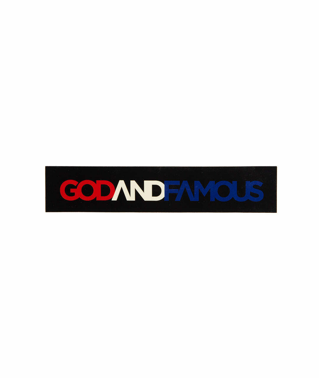 GodandFamous RWB Box Logo 貼紙