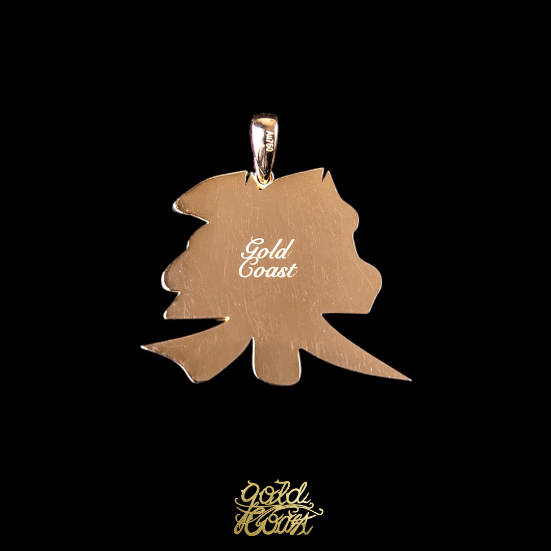 珠寶訂製18K金中文字樂墜飾