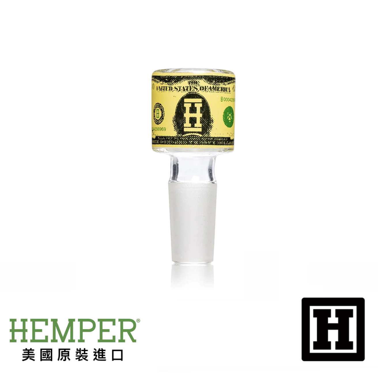 HEMPER 美金 玻璃菸杯