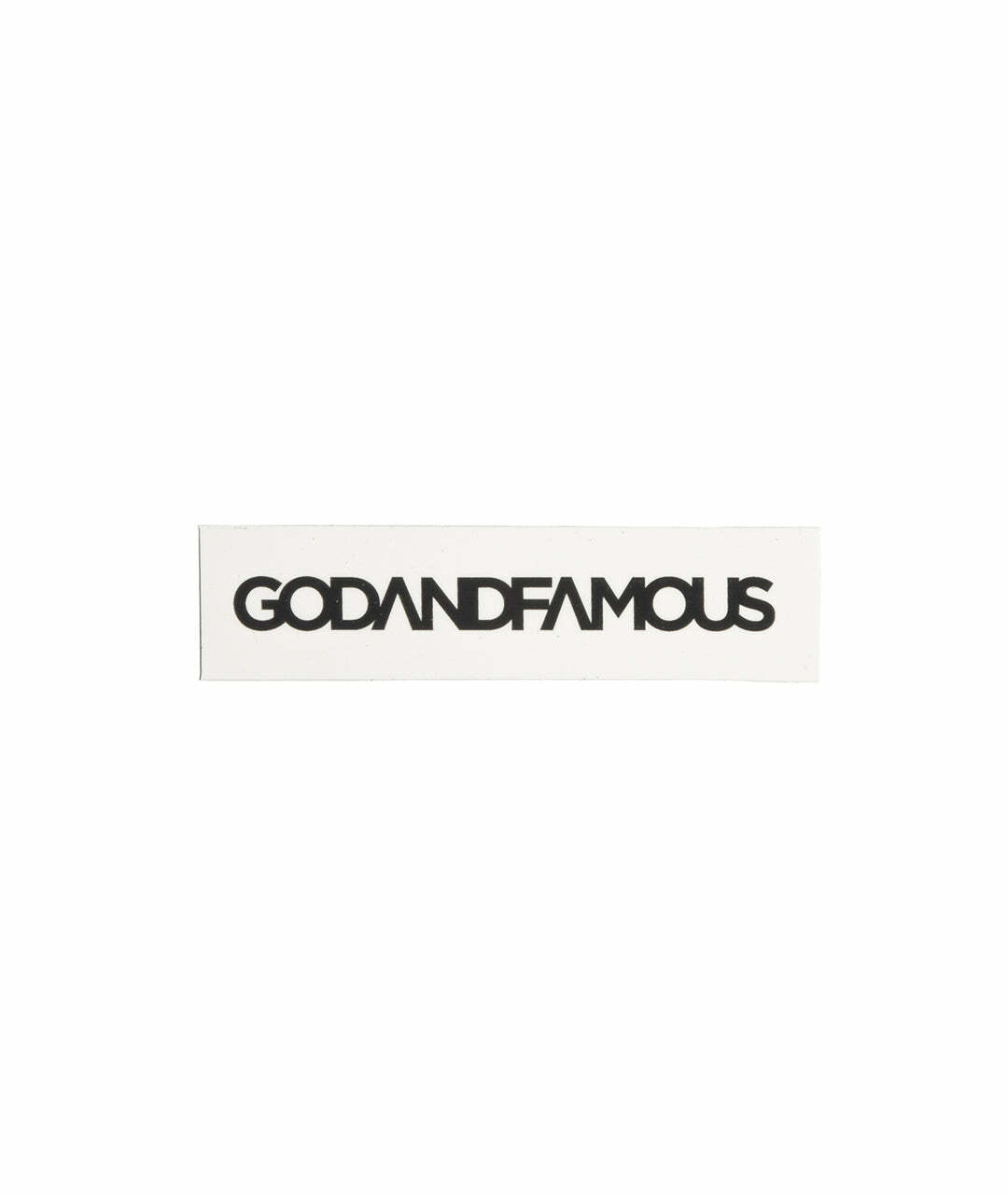 GodandFamous Reverse Box Logo 貼紙