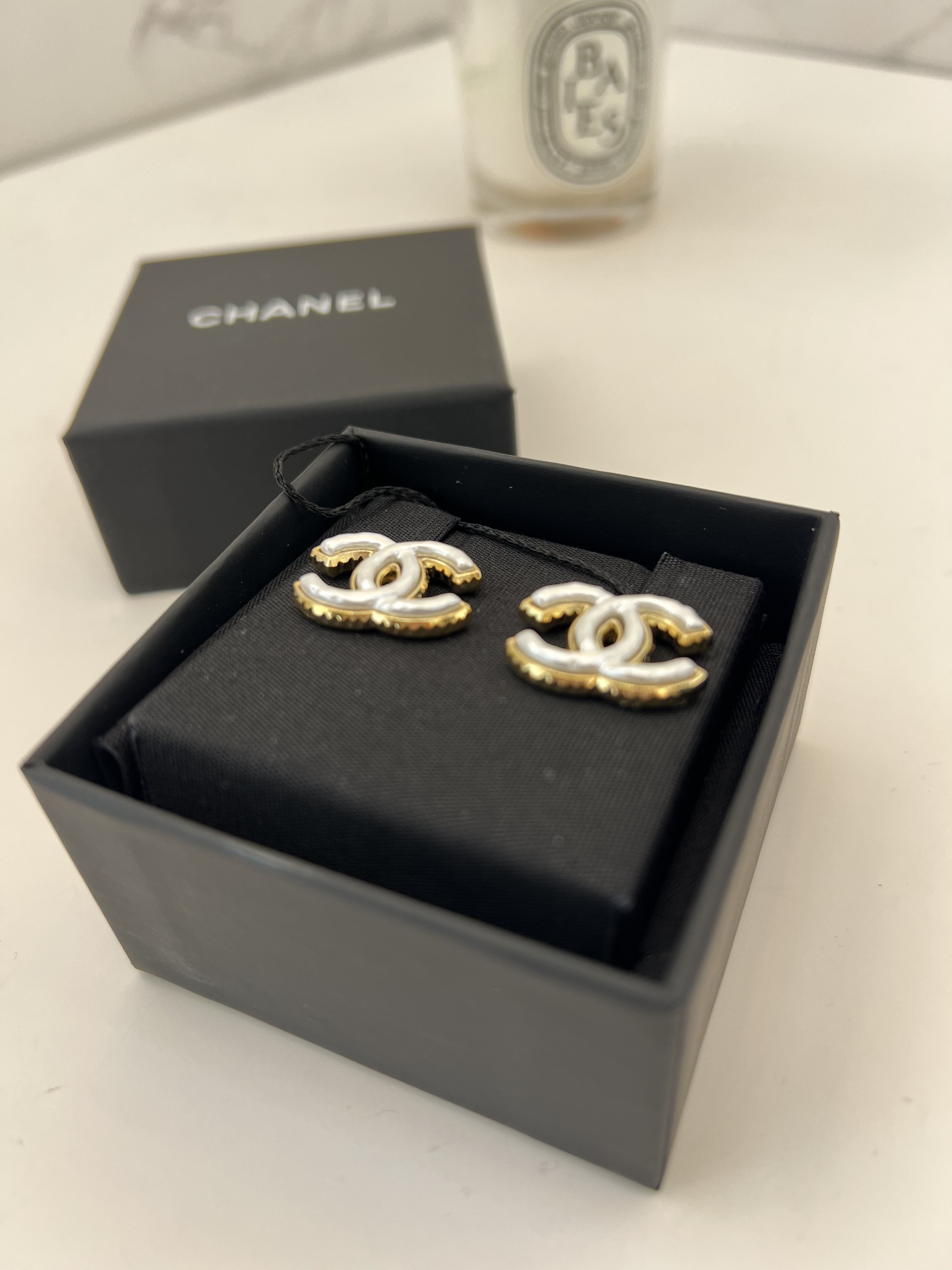 Chanel CC Maple Earrings
