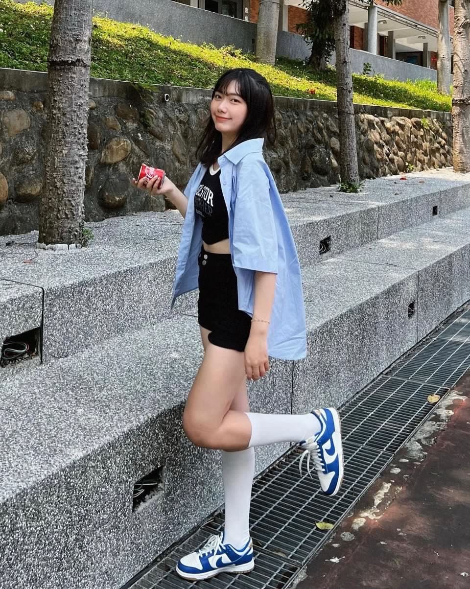 Nike Dunk Low Royal Blue Gold 白藍焦糖底 女鞋 休閒鞋 FB7173-141