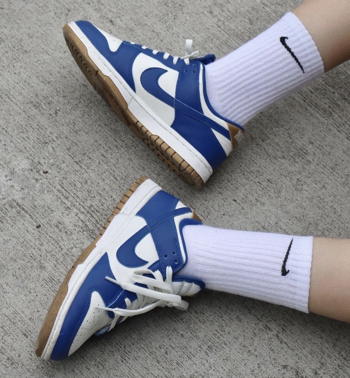 Nike Dunk Low Royal Blue Gold 白藍焦糖底 女鞋 休閒鞋 FB7173-141