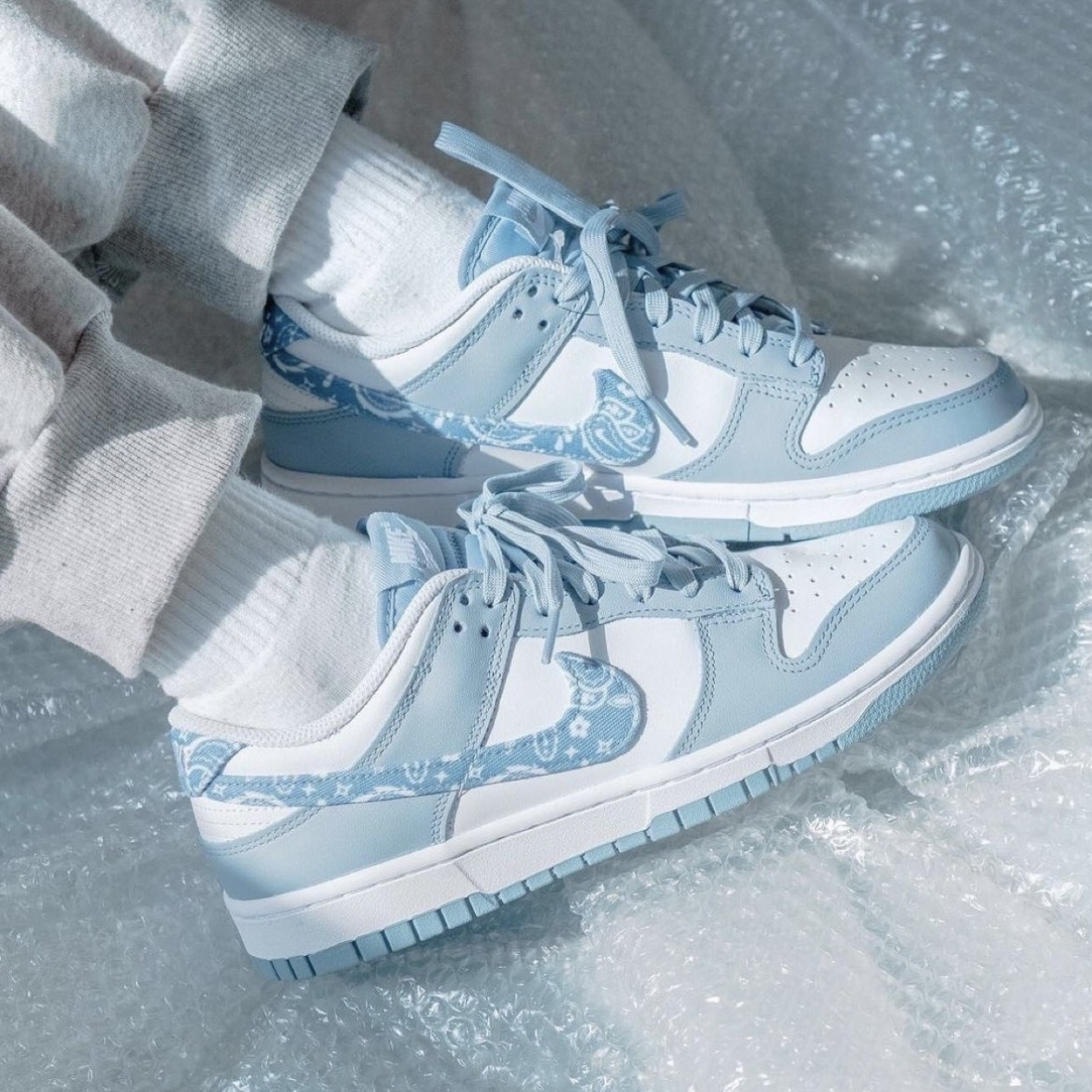 Nike Dunk Low Blue Paisley 白藍 北卡藍 腰果花 變形蟲 女鞋 DH4401-101