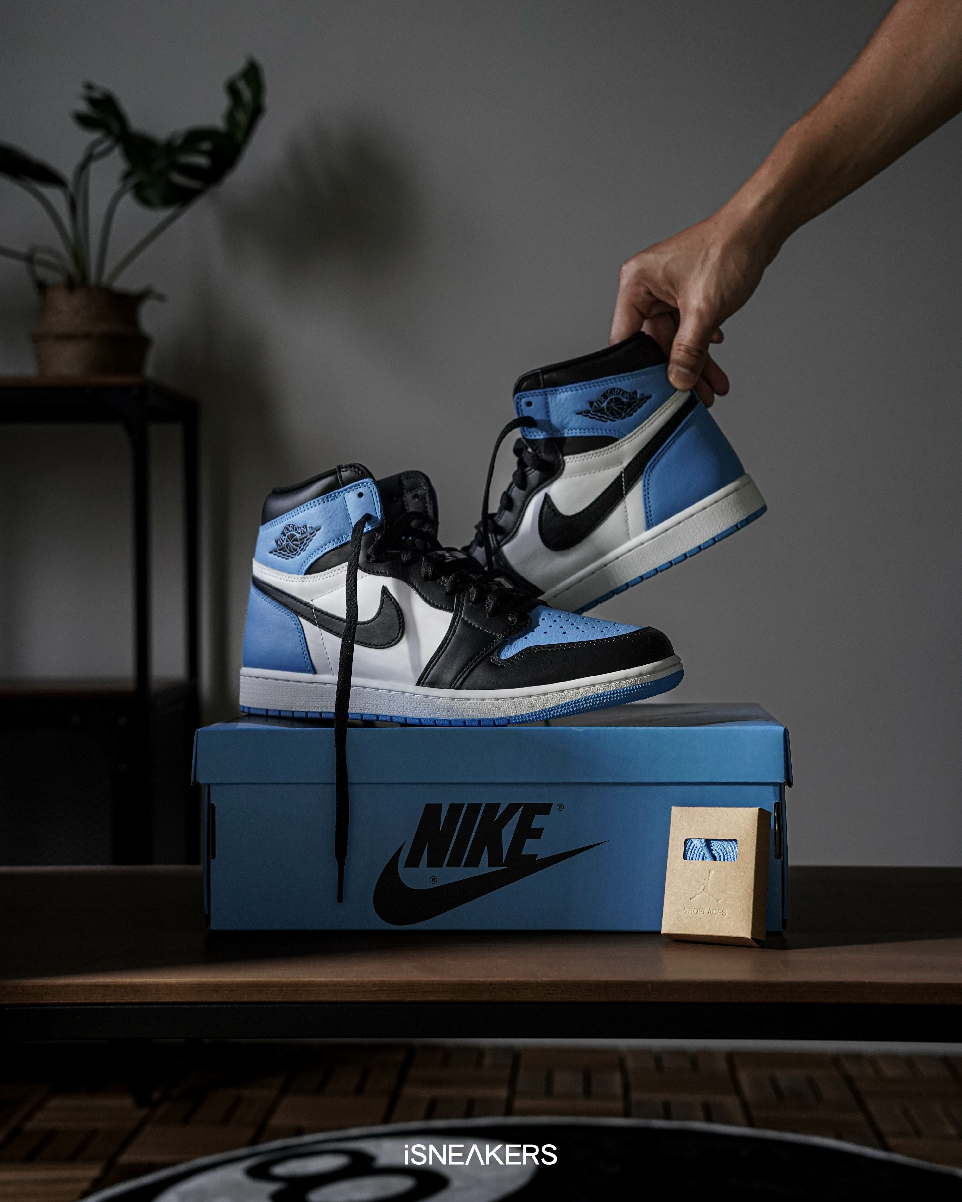 iSNEAKERS | Air Jordan 1 High OG "University Blue" 北卡藍 DZ5485-400 GS FD1437-400
