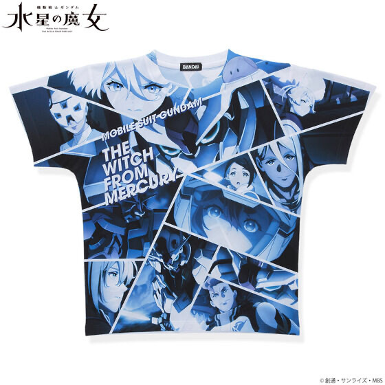 Pbandai 預訂2023/9月 機動戦士ガンダム 水星の魔女 スクリーンショット フルパネルTee