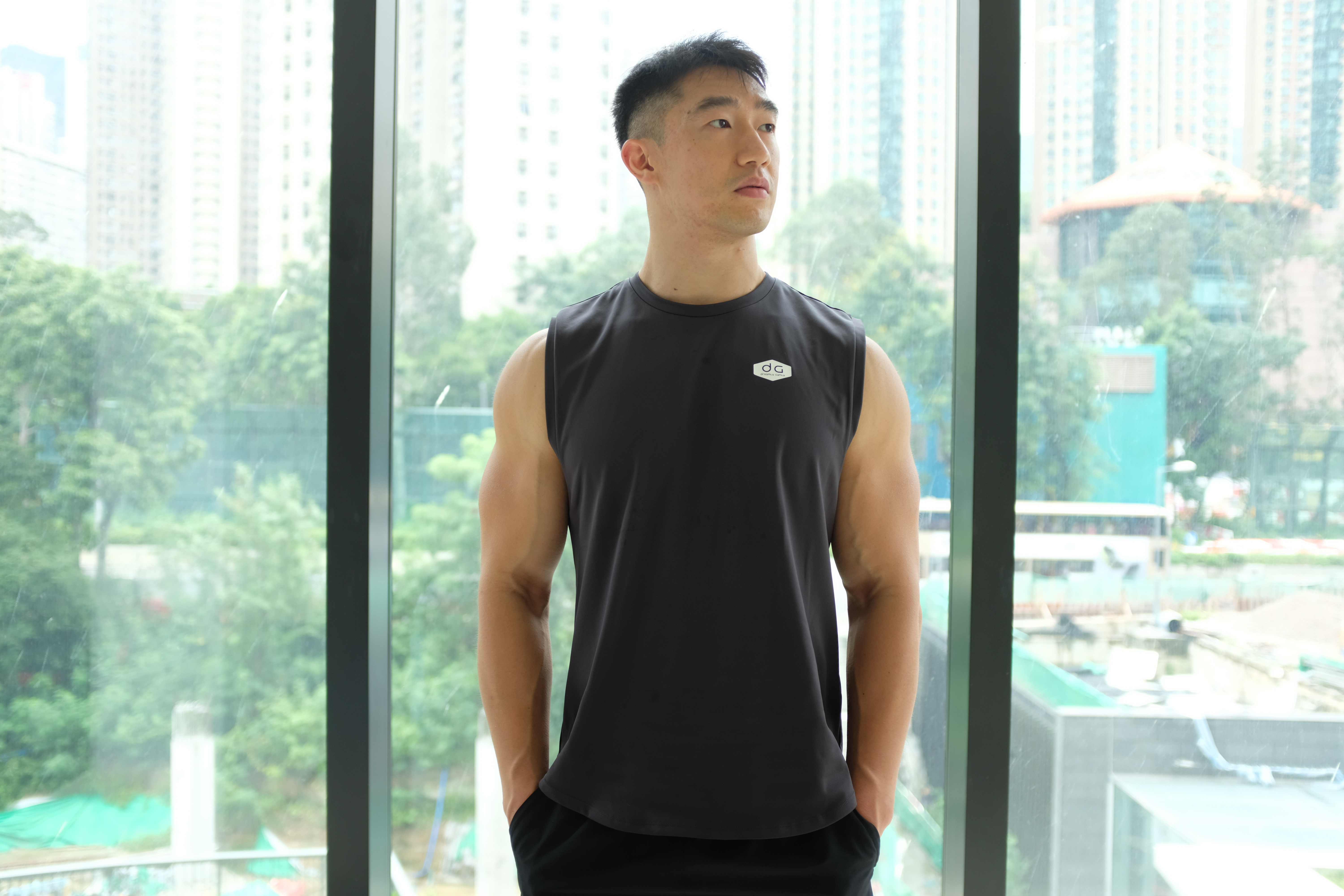 訓練休閒背心 (深灰)